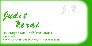 judit merai business card